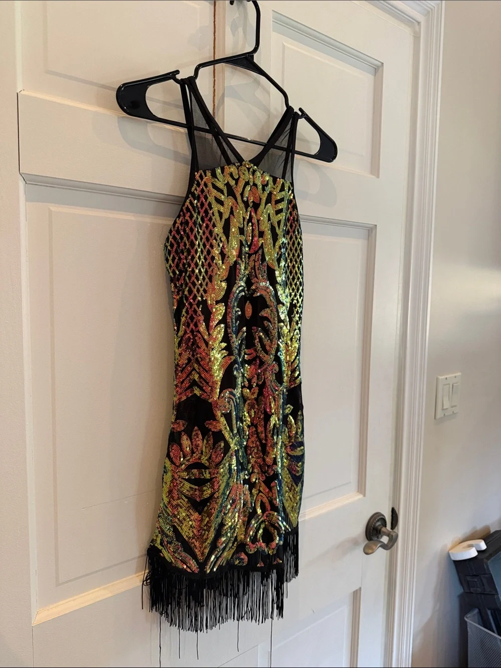 N/A sleeveless sequin